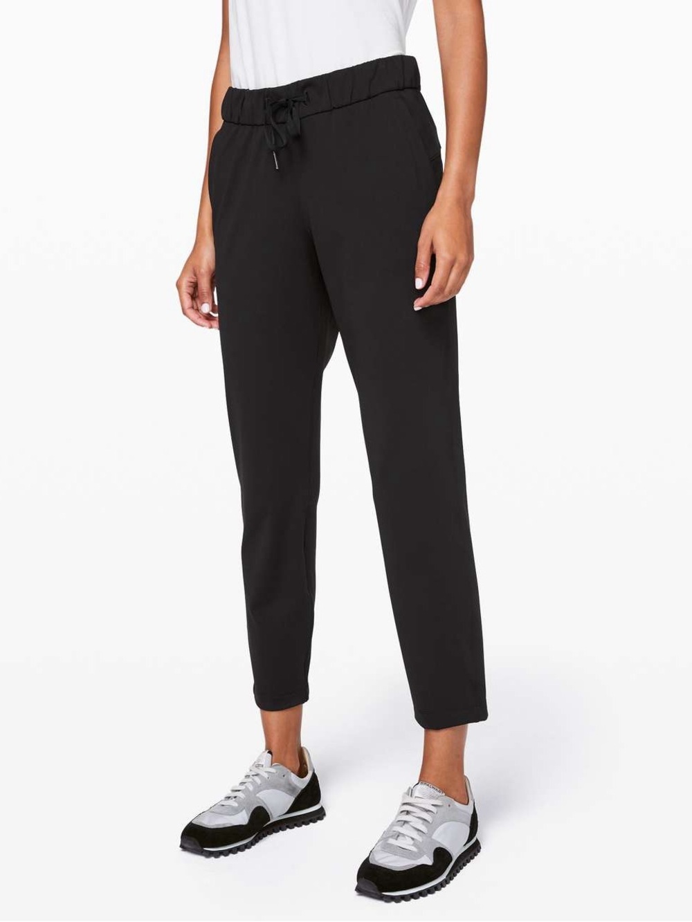 Lululemon On the Fly Black Drawstring Pants